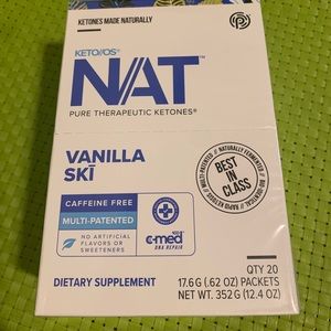 Pruvit Keto/OS Nat Ketones VanillaSkī caffeinefree